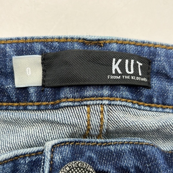 Kut From The Kloth Catherine Boyfriend Mid Rise Size 0 - Picture 8 of 16